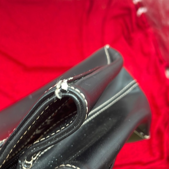 Black, genuine, leather tote bag - Picture 5 of 11